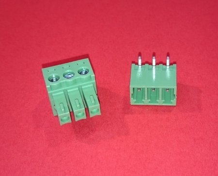 Steckbare Schraubklemme 3,81mm abgewinkelt